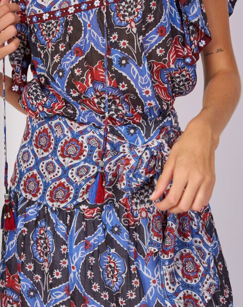 Frégate blauer bedruckter Rock