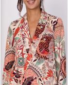 Veste imprimée Iguazu beige