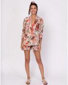 Veste imprimée Iguazu beige
