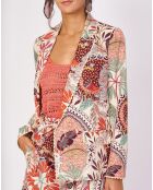 Veste imprimée Iguazu beige