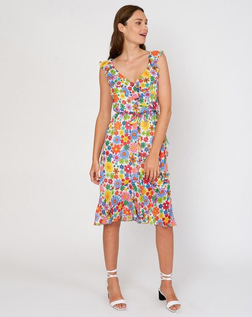 Robe Constantine imprimée écrue