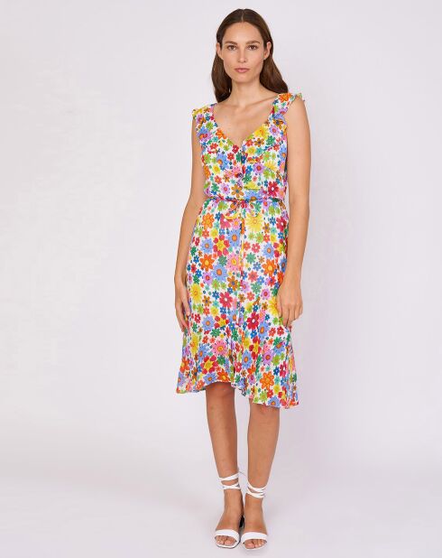 Robe Constantine imprimée écrue