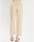 Pantalon 7/8ème Into You vichy multicolore