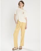 Pantalon Beachy Keen jaune sable