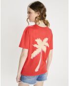 T-Shirt La Playa rouge