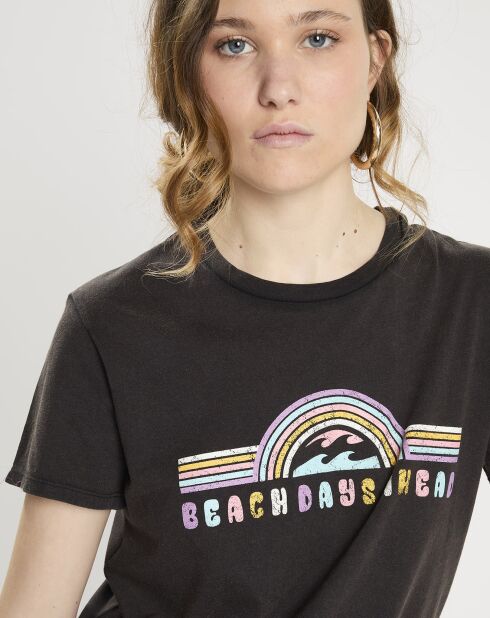 T-Shirt Beach Days noir