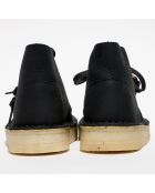 Desert boots en Velours de Cuir Coal noires