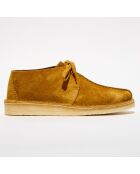 Derbies en Velours de Cuir Desert Trek ambre