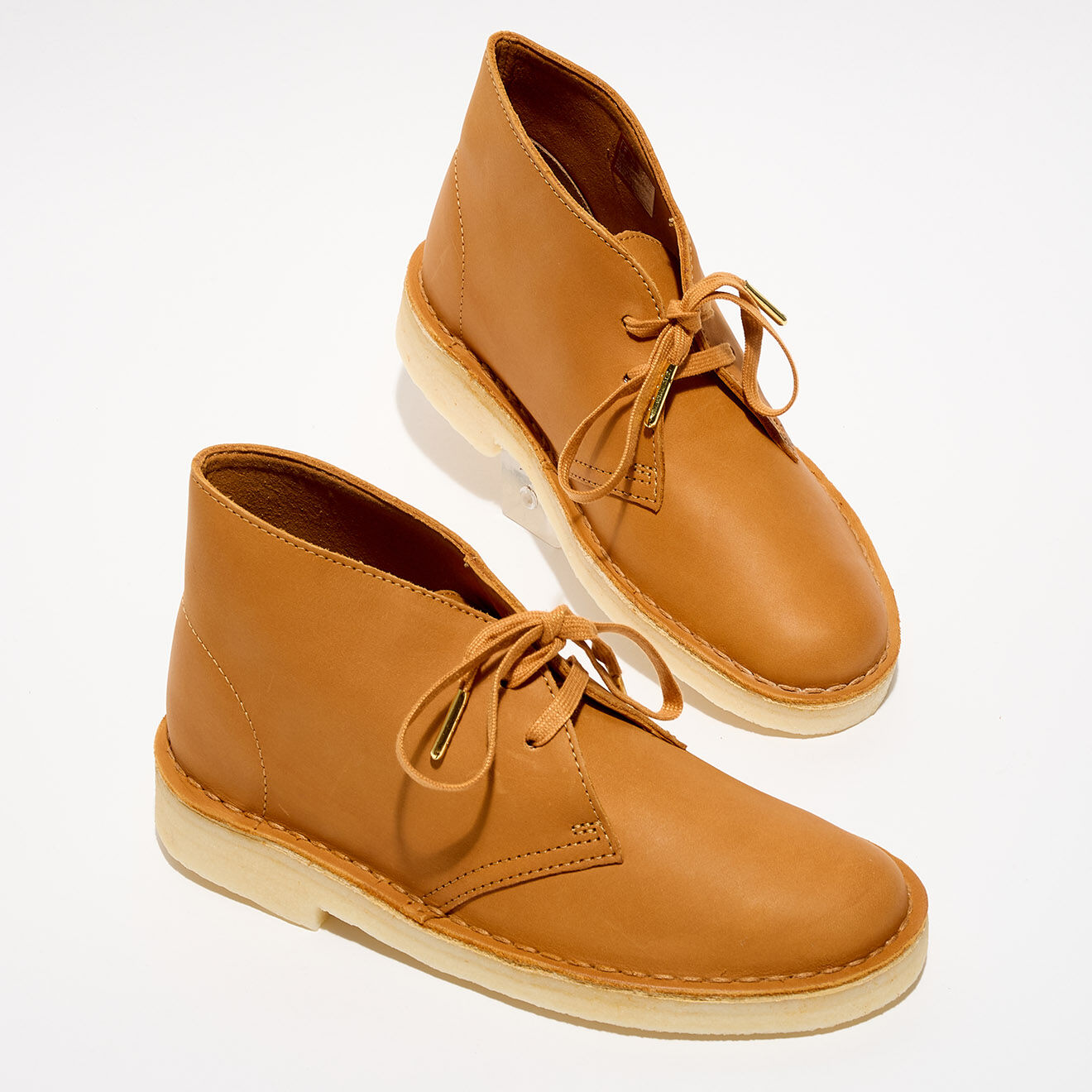 Desert boots en Cuir cognac Vente privee Clarks Original BazarChic