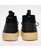 Desert en Velours de Cuir Cup noires