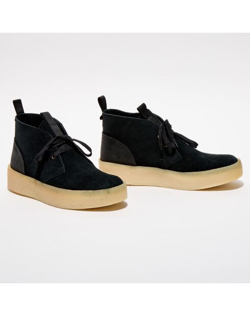 Desert en Velours de Cuir Cup noires