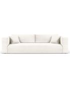 Canapé convertible Diego 4 places beige clair - 240x102x85 cm