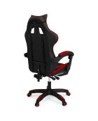 Fauteuil de bureau spécial gaming noir/rouge - 63x62x124 cm