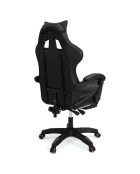 Fauteuil de bureau spécial gaming noir/gris - 63x62x124 cm