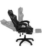 Fauteuil de bureau spécial gaming noir/gris - 63x62x124 cm