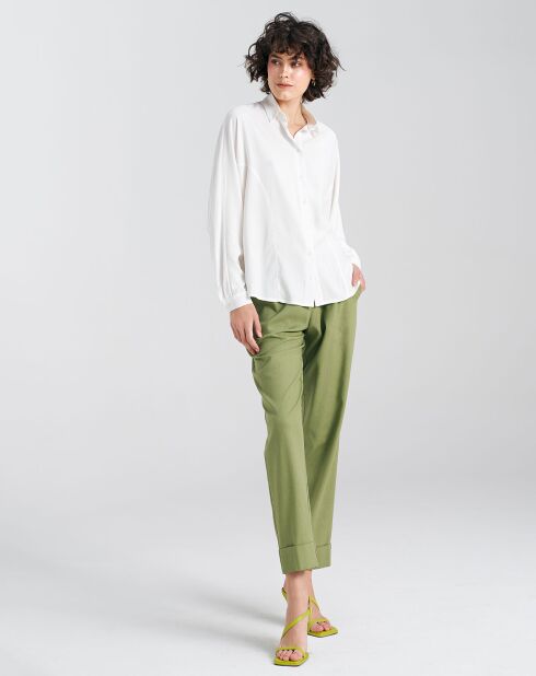 Ecrufarbene Bluse Louise