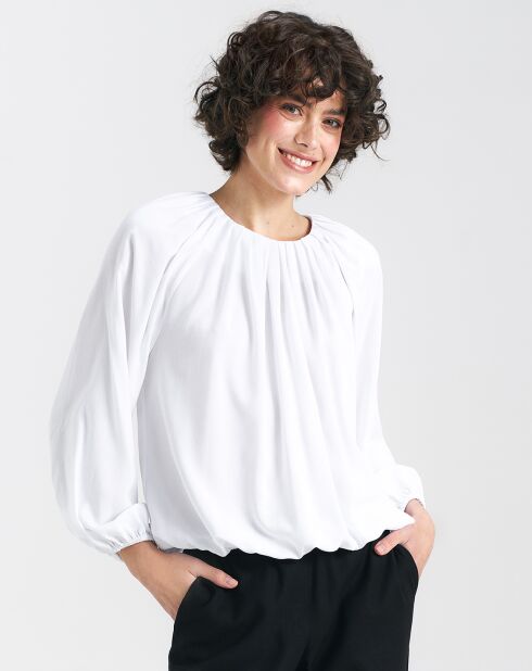 Blouse Jade écrue