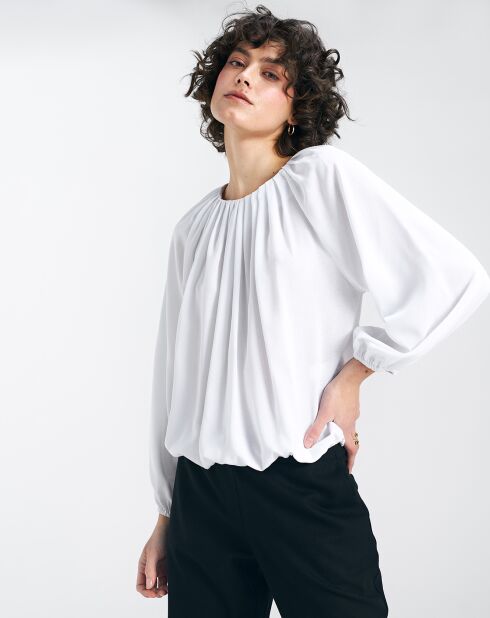 Blouse Jade écrue