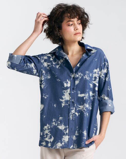 Chemise Laure bleue