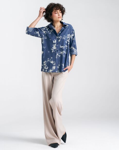 Chemise Laure bleue