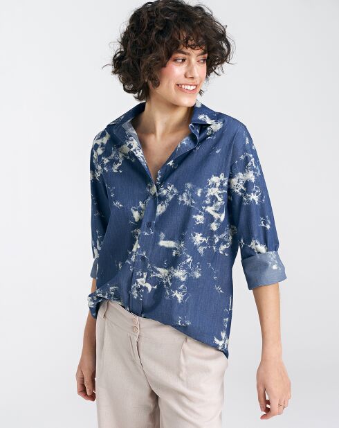 Chemise Laure bleue