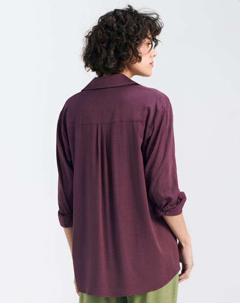 Chemise Paola plum