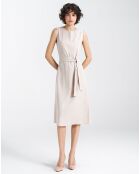 Robe en Lin mélangé Lili beige