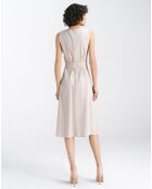Robe en Lin mélangé Lili beige