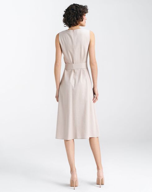 Robe en Lin mélangé Lili beige