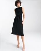 Robe en Lin mélangé Lili noire