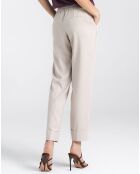 Pantalon en Lin mélangé Alice beige