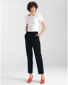 Pantalon en Lin mélangé Alice noir