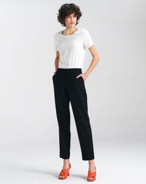 Pantalon en Lin mélangé Alice noir