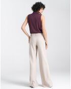 Pantalon en Lin mélangé Dua beige