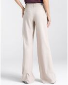 Pantalon en Lin mélangé Dua beige