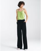 Pantalon en Lin mélangé Dua noir