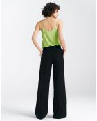Pantalon en Lin mélangé Dua noir