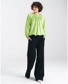Pantalon en Lin mélangé Dua noir