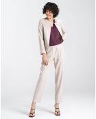 Blazer en Lin mélangé Floriane beige