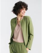 Blazer en Lin mélangé Floriane vert