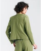 Blazer en Lin mélangé Floriane vert