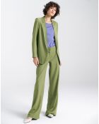 Groene blazer van linnenmix Sofia