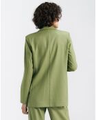Groene blazer van linnenmix Sofia