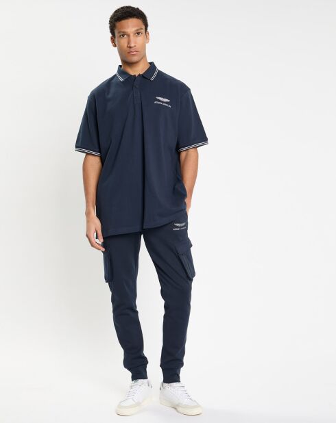 Polo Regular Fit uni Aston Martin Racing Logo bleu