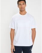 T-Shirt Regular Fit Aston Martin Racing embossé blanc