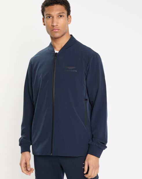 Blouson court Aston Martin Racing bleu marine