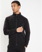 Sweat zippé col montant noir