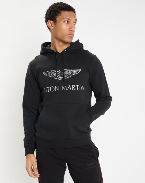 Sweat à capuche Aston Martin Racing noir