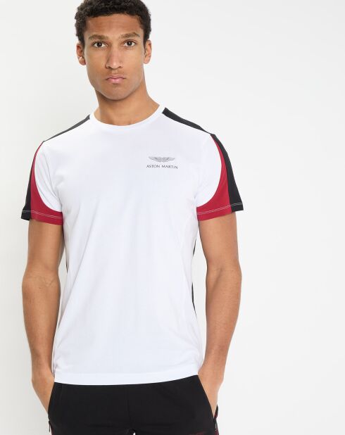 T-Shirt Regular Fit Aston Martin Racing Raglan blanc/noir