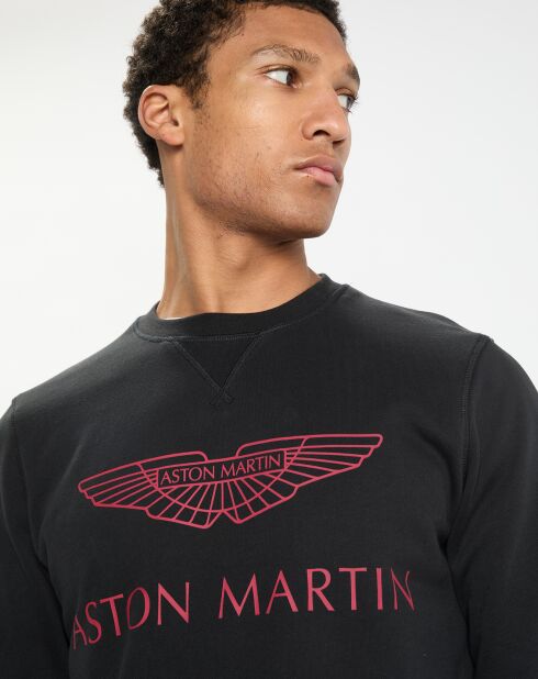 Sweat col rond Aston Martin Racing noir